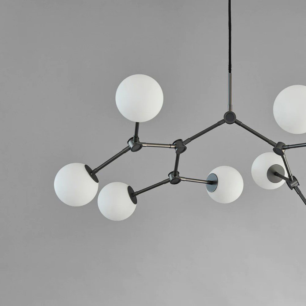 PRE-ORDER | 101 COPENHAGEN Drop Chandelier Bulp, Grey, Mini