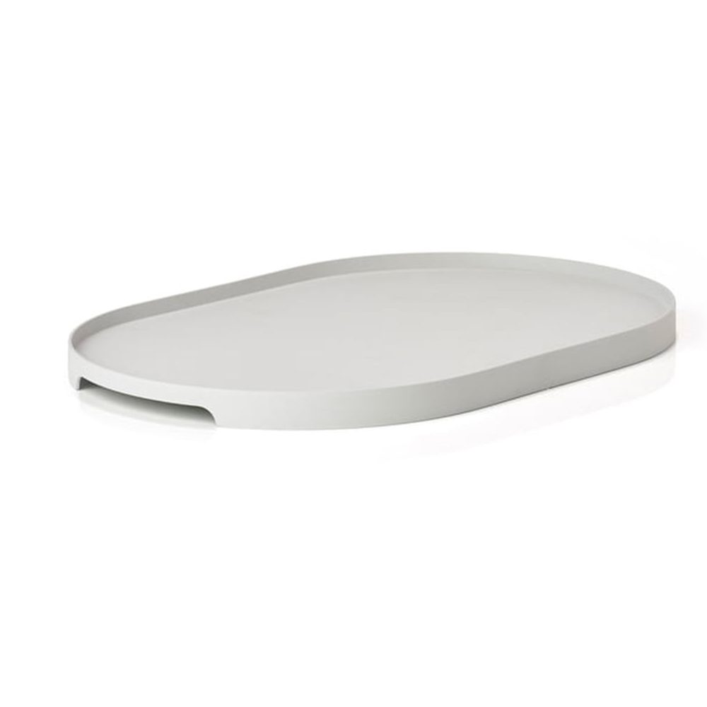 ZONE DENMARK Singles Tray, Oval, 35x23cm, Warm Grey