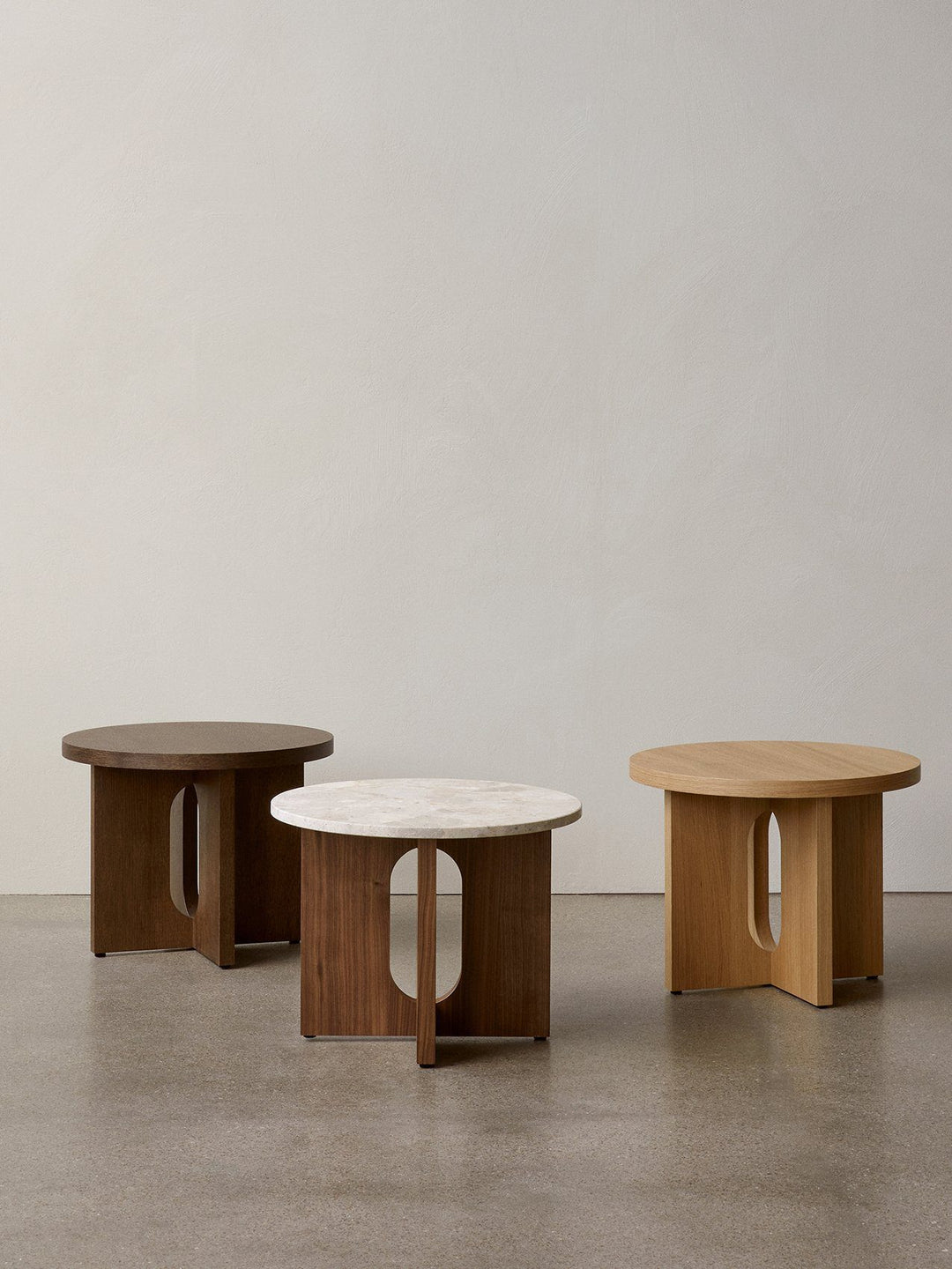 PRE-ORDER | AUDO CPH (Ex MENU) Androgyne Side Table 50cm, Dark Stained Oak