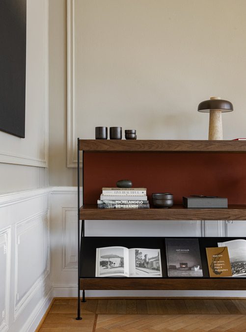 PRE-ORDER | AUDO CPH (Ex MENU) Zet Storage System, L150, Magazine Shelf, Black Powder Coated Steel