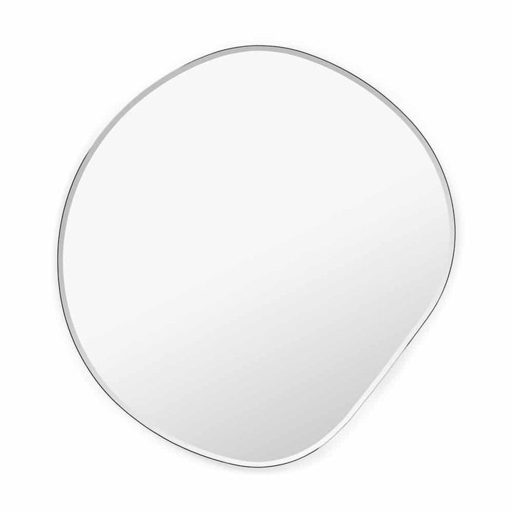 ferm LIVING Pond Mirror Small, Dark Chrome