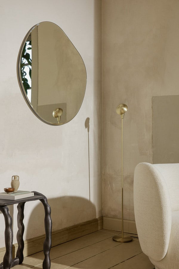 PRE-ORDER | ferm LIVING Pond Mirror XL, Brass