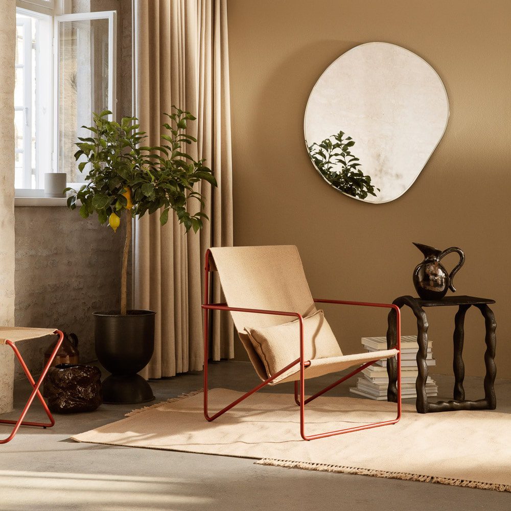 PRE-ORDER | ferm LIVING Pond Mirror XL, Brass