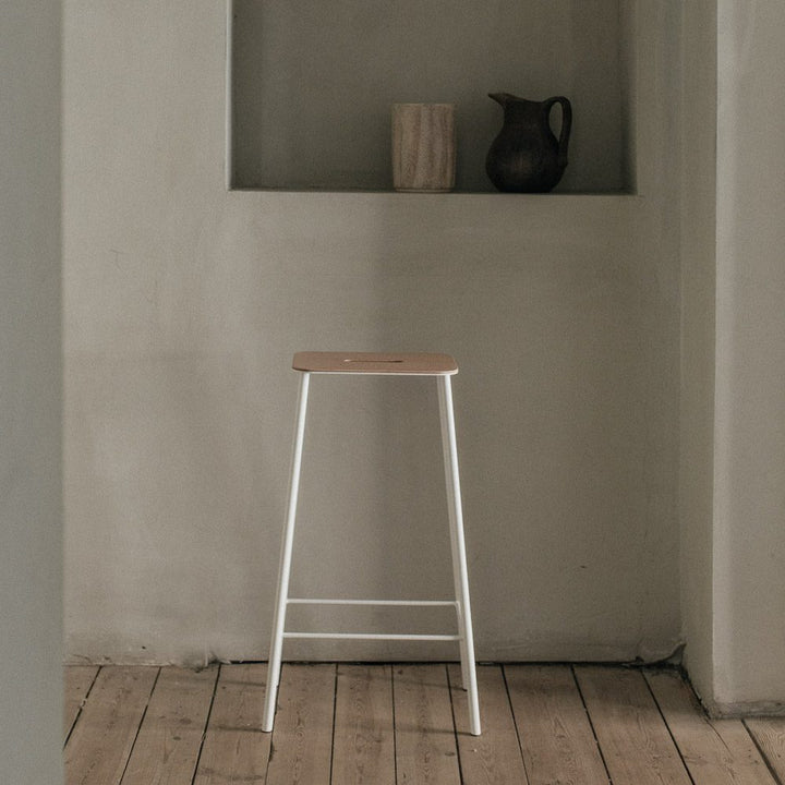 PRE-ORDER | FRAMA Adam Counter Stool, Oak/Warm White – 3 Sizes