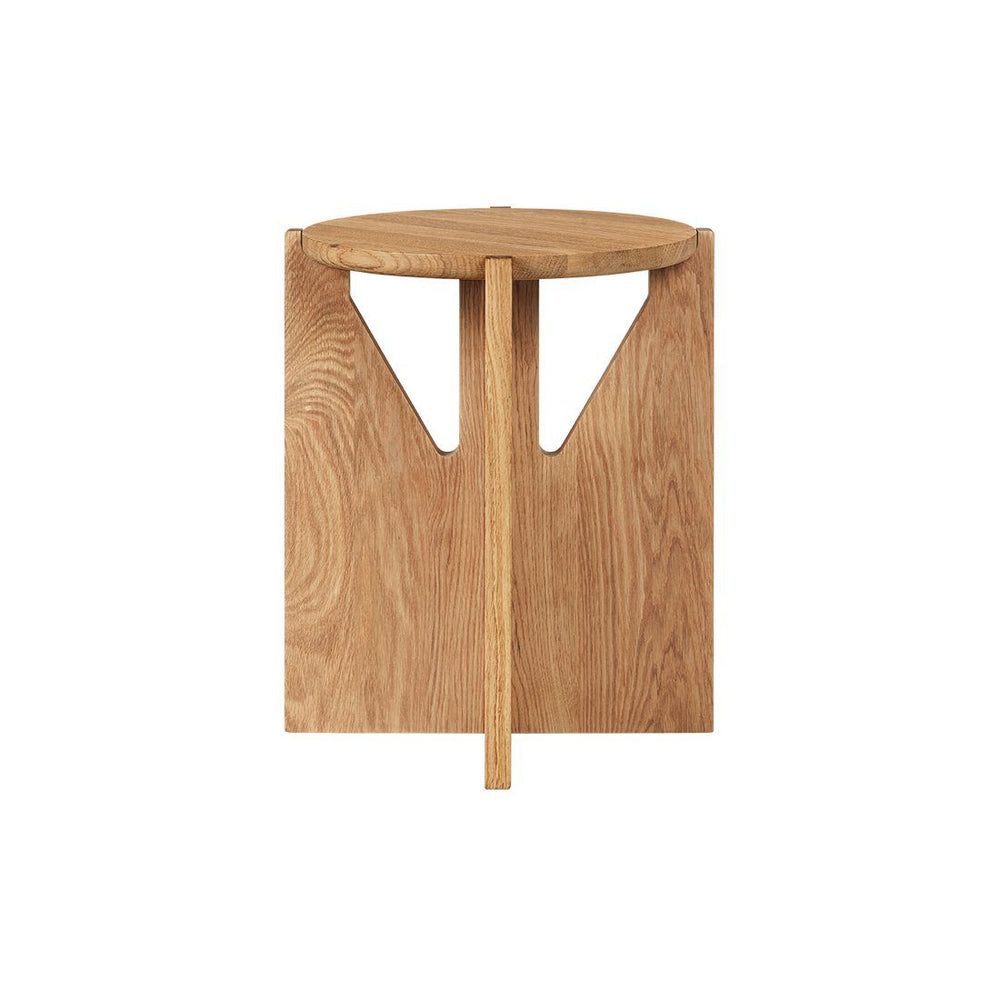 KRISTINA DAM STUDIO Oak Stool, Dark Oiled Oak