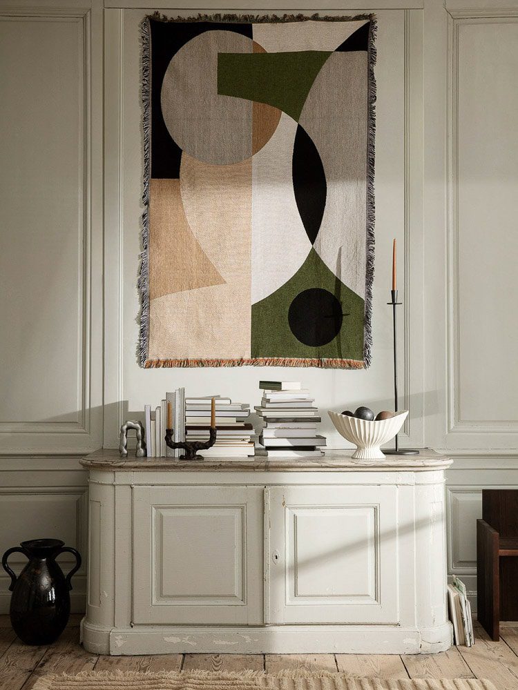 ferm LIVING Entire Wall Tapestry/Throw Blanket