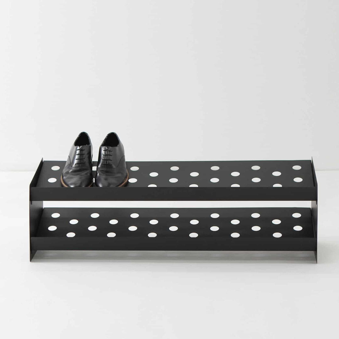 BEN TOVIM DESIGN Fold Shoe Rack, Black