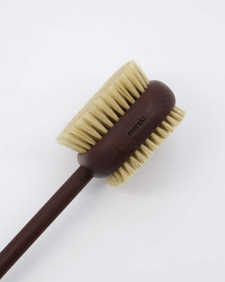 MERAKI Body Brush with Handle, Borago