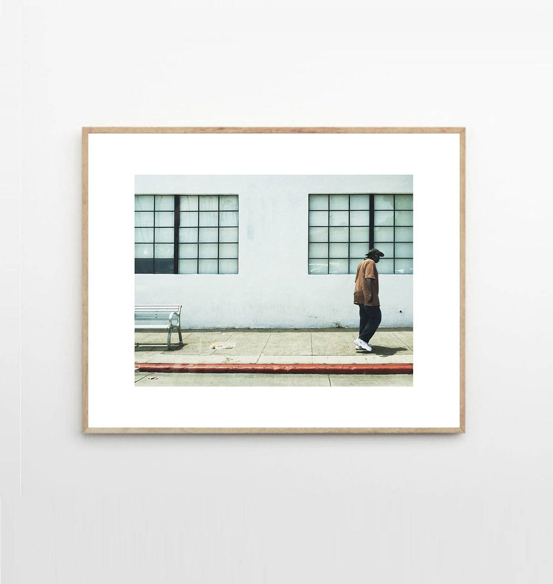 THE POSTER CLUB Christina Kayser O., Santa Monica Man, Poster Art Print, 40x50cm