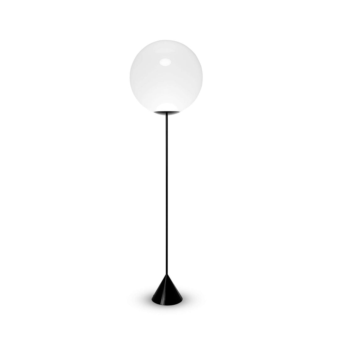 PRE-ORDER | TOM DIXON Opal Cone Floor Light, Black