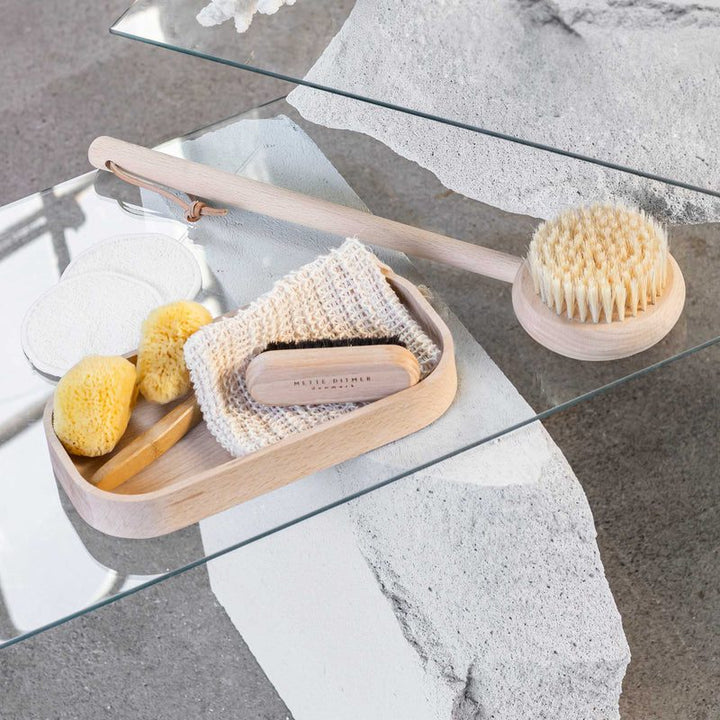 METTE DITMER Clean Body Brush w/ Handle, Natural, L38cm