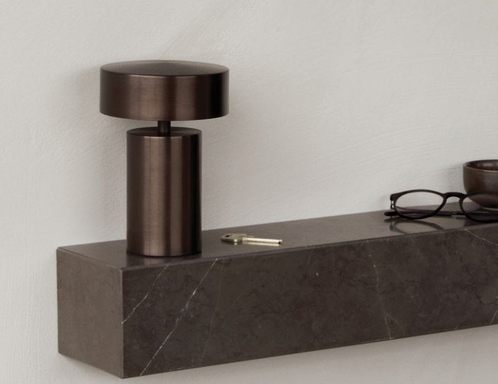 AUDO CPH (ex MENU) Column Wireless Table Lamp, Bronze