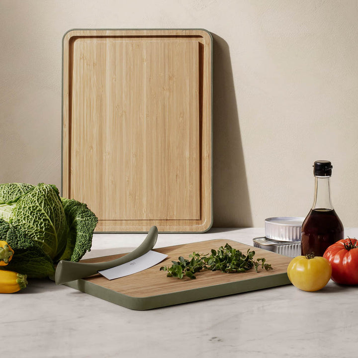 EVA SOLO Green Tool Bamboo Cutting Board w/ Juice Groove