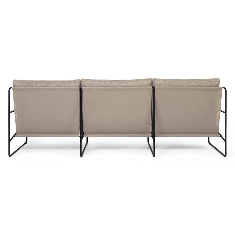 PRE-ORDER | ferm LIVING Desert Sofa 3-Seater, Black/Dark Sand