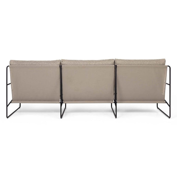 PRE-ORDER | ferm LIVING Desert Sofa 3-Seater, Black/Dark Sand