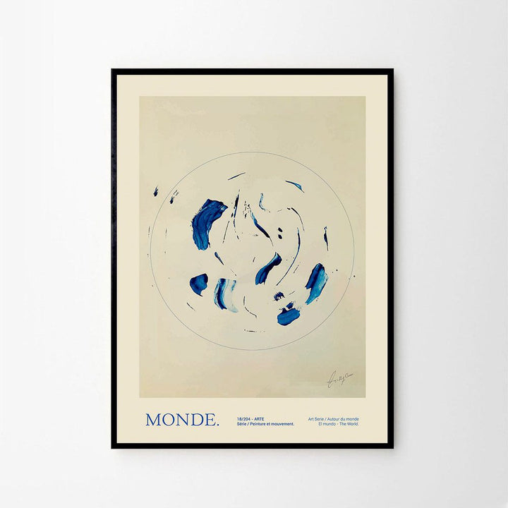 THE POSTER CLUB Lucrecia Rey Caro, Le Monde, Poster Art Print, 50x70cm