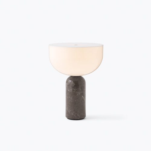 NEW WORKS Kizu Portable Table Lamp, Gris du Marais