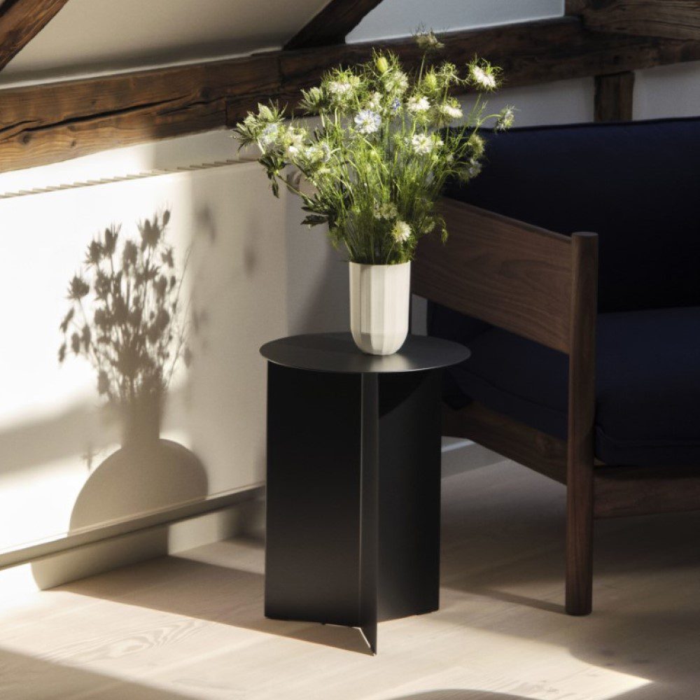 PRE-ORDER | HAY Slit Side Table High, Black