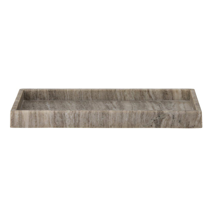 BLOOMINGVILLE Majsa Marble Tray, W18cm, Brown