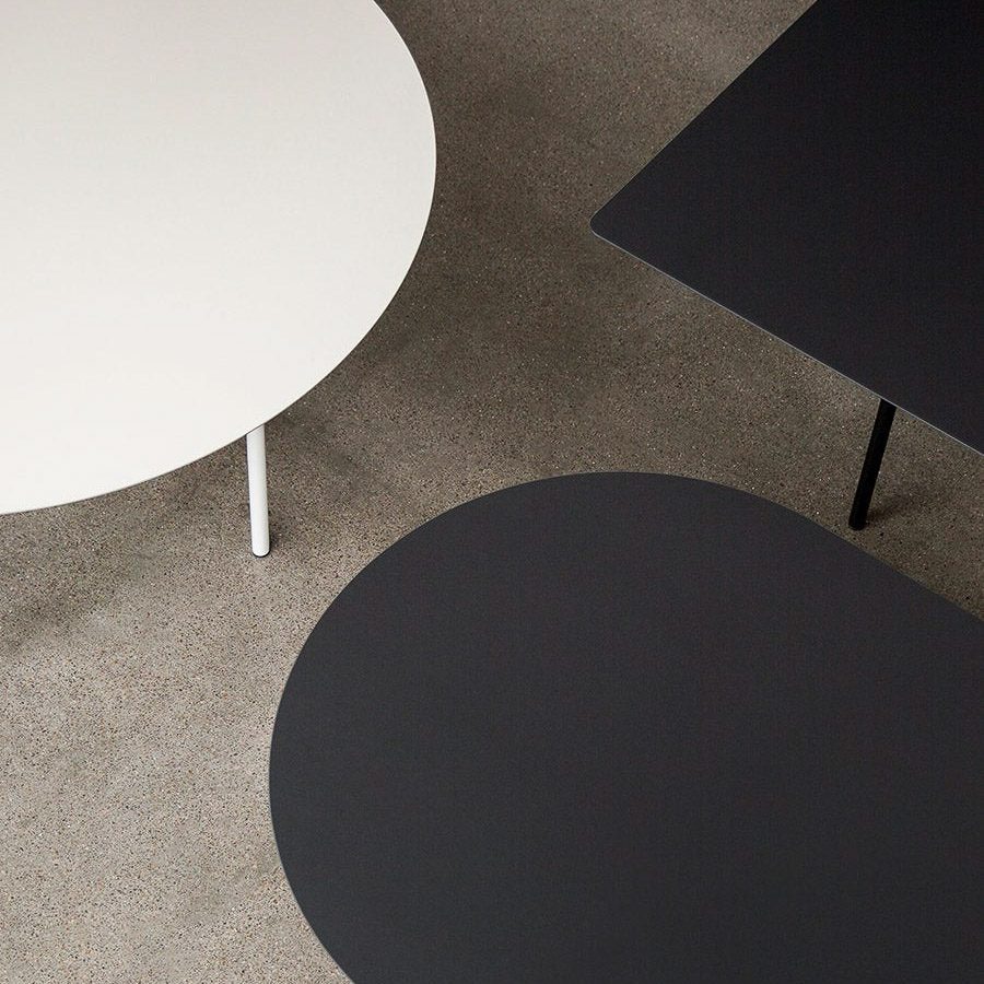 PRE-ORDER | AUDO CPH (Ex MENU) Snaregade Dining Table Oval, Light Grey/Mushroom