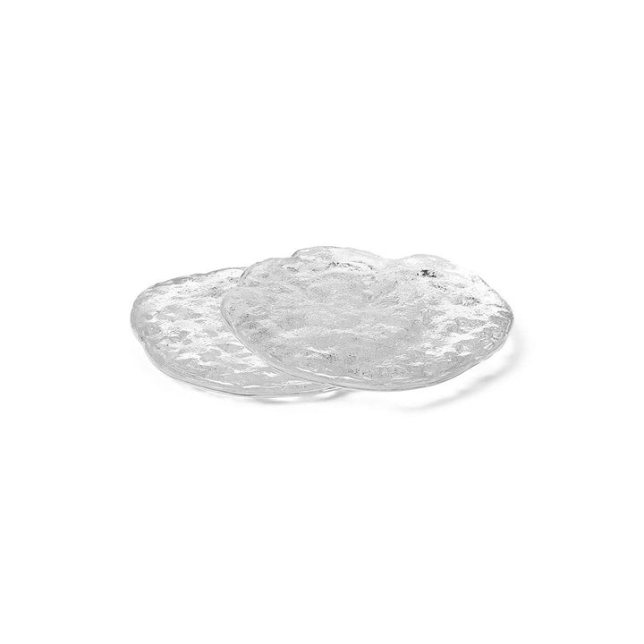 ferm LIVING Momento Glass Stones, Clear (Set of 2)