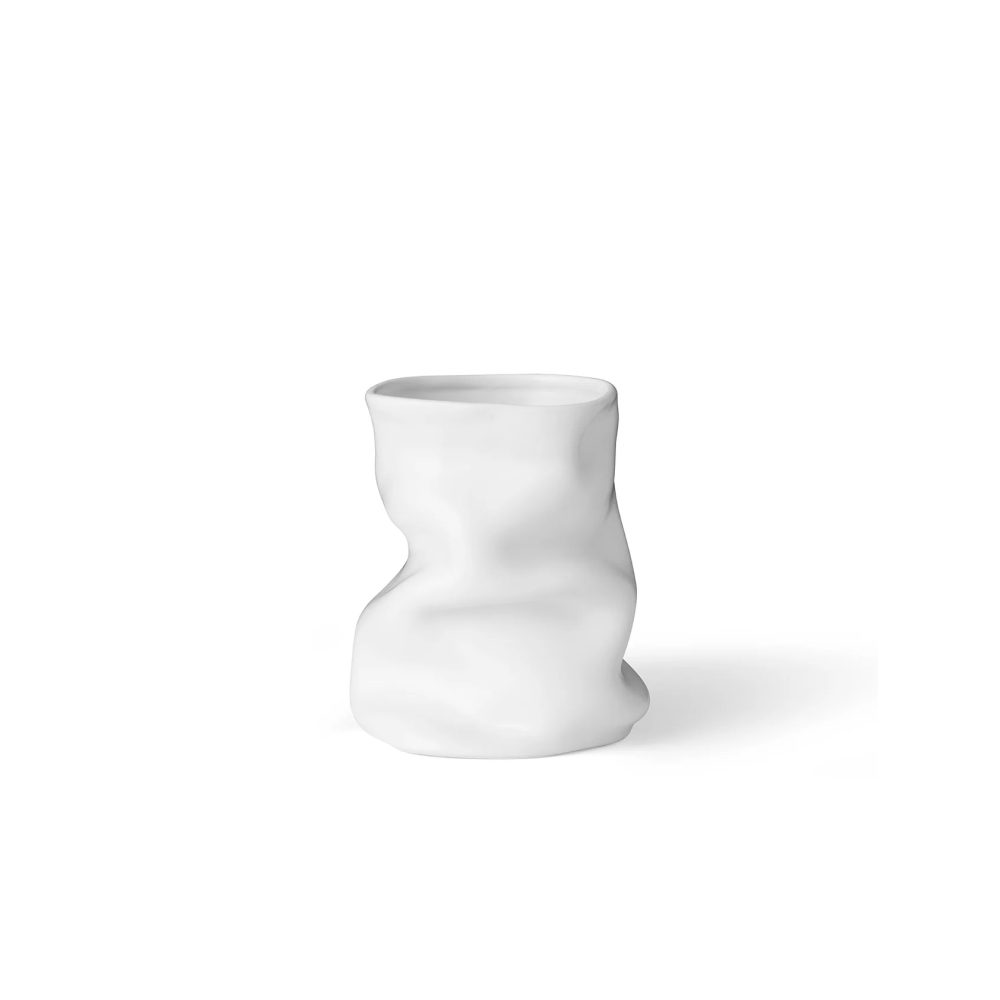 AUDO CPH (ex MENU) Collapse Vase, H20cm, White