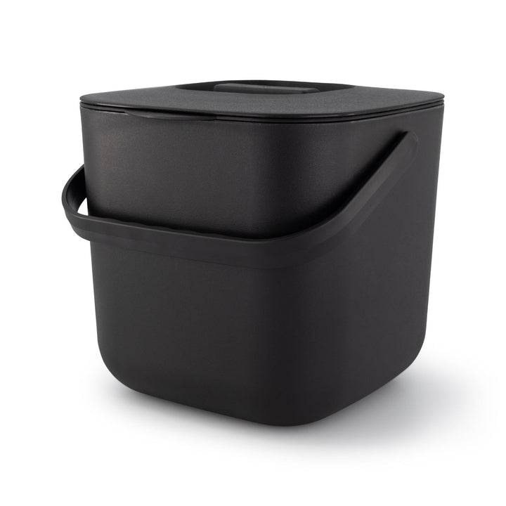 DESIGNSTUFF Compost Bin 7L, Black