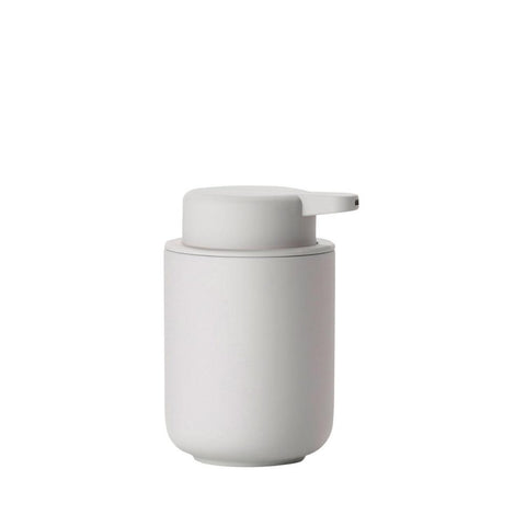 ZONE DENMARK Ume Soap Dispenser, Small, H12.8cm, Soft Grey