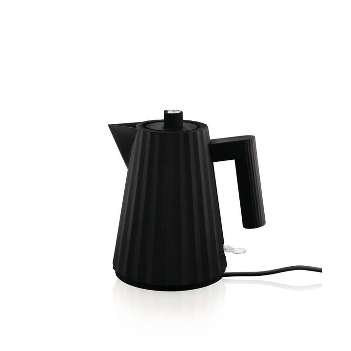 ALESSI Plisse Electric Water Kettle, Black, 1.7L