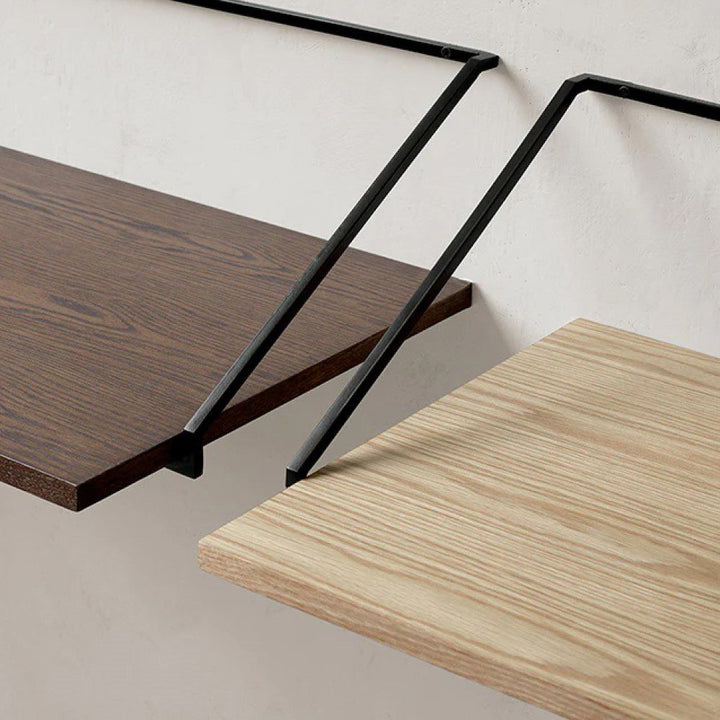 PRE-ORDER | AUDO CPH (Ex MENU) Rail Desk, Black/Dark Stained Oak