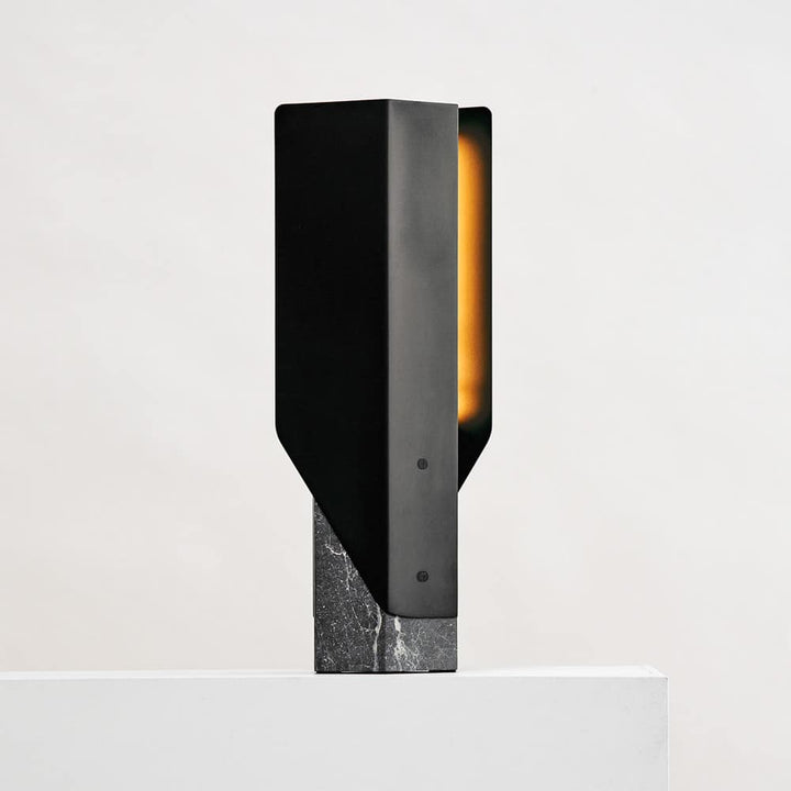 PRE-ORDER | BEN TOVIM DESIGN Fold Table Lamp, Grey Marble/Deep Sea Fins