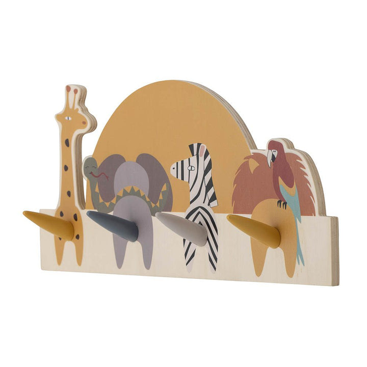 Animal kids coat rack made from plywood