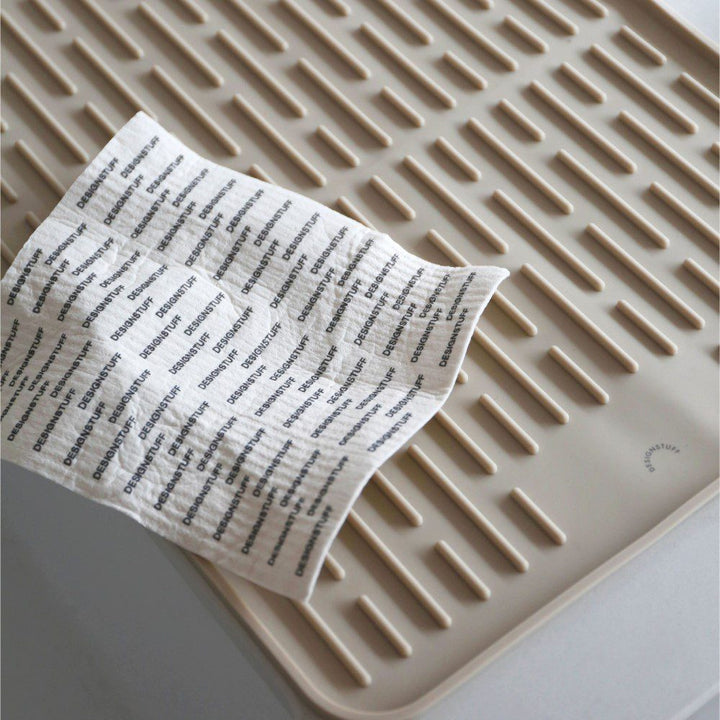 DESIGNSTUFF Compostable Eco Dishcloth, White (Pack of 3)