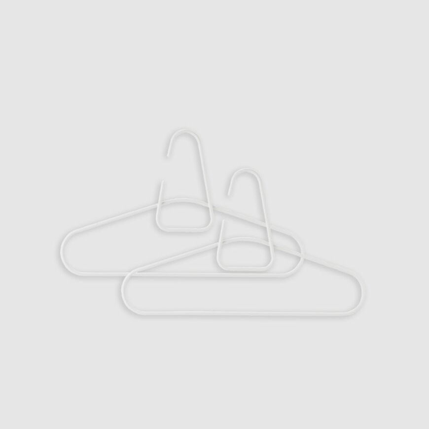 ZONE DENMARK A-Hanger/Coat Hanger, White Set of 2