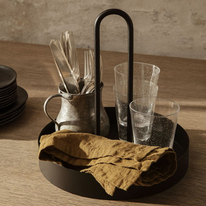 ferm LIVING Grib Tray, Black