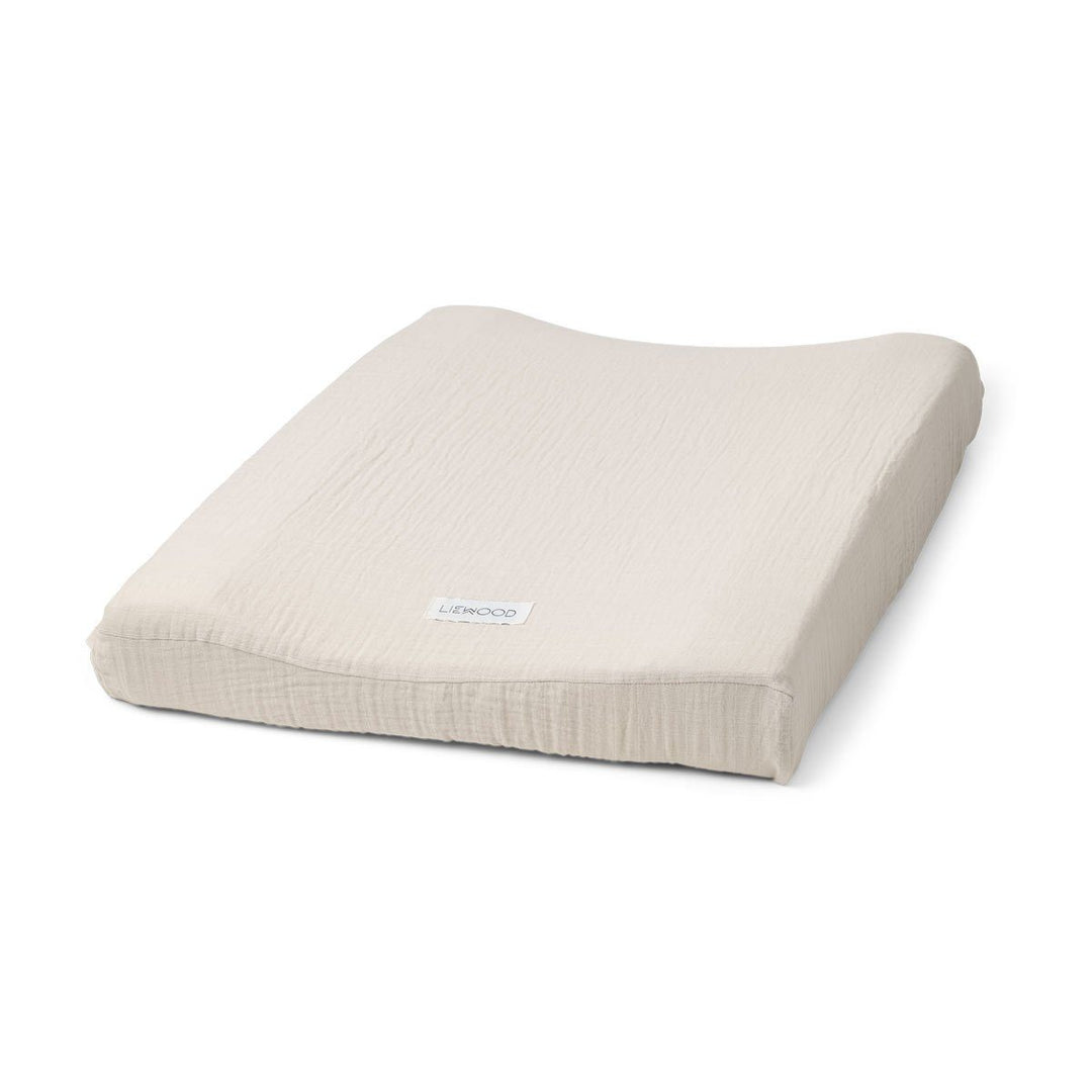 LIEWOOD Cliff Muslin Changing Mat Cover, Sandy