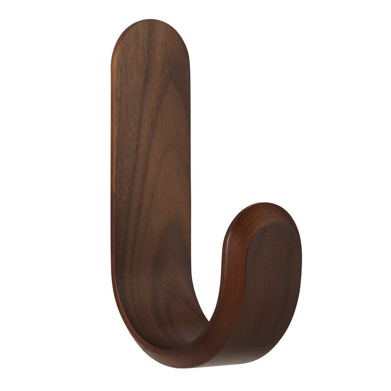 NORMANN COPENHAGEN Curve Hook, Walnut