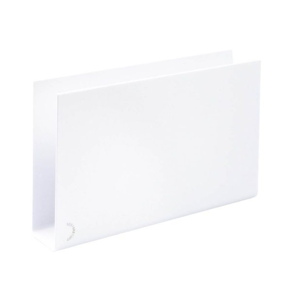 DESIGNSTUFF Wall Mounted Magazine Holder, White