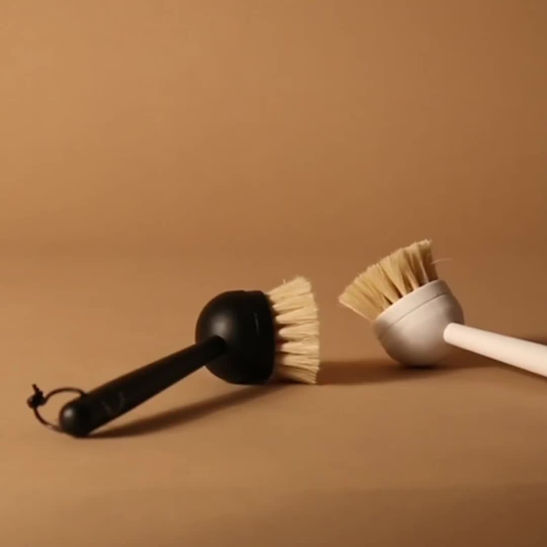 DESIGNSTUFF Eco Dish Brush, Black