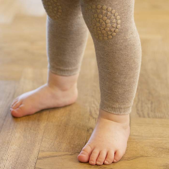 GOBABYGO Crawling Leggings, Sand