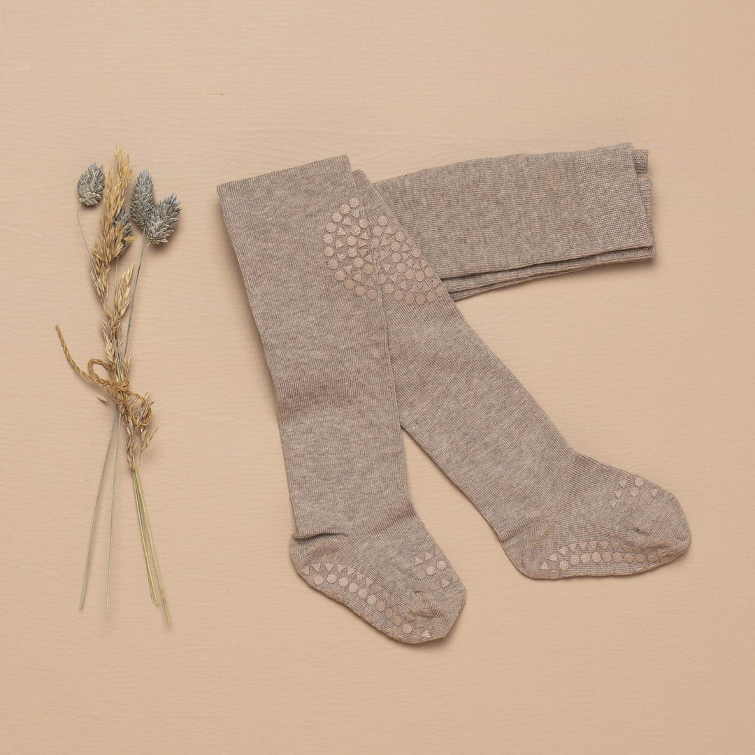 GOBABYGO Crawling Tights, Sand