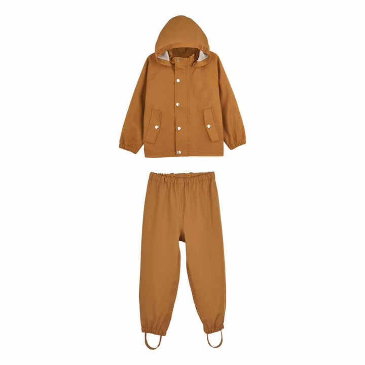 LIEWOOD Parker Kids Rainwear Set, Mustard - 4 Years