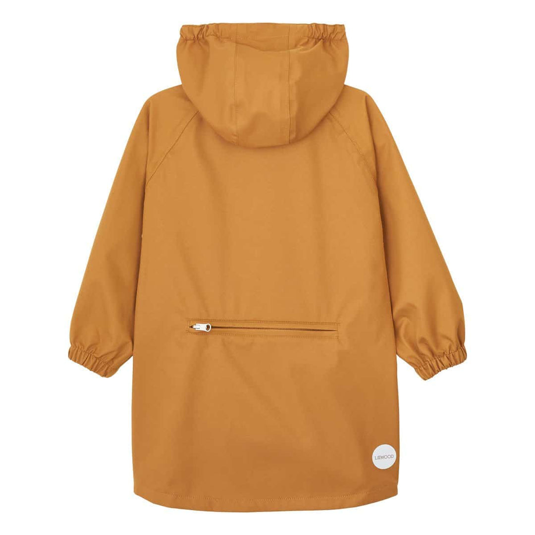 LIEWOOD Spencer Kids Long Raincoat, Mustard - 4 Years