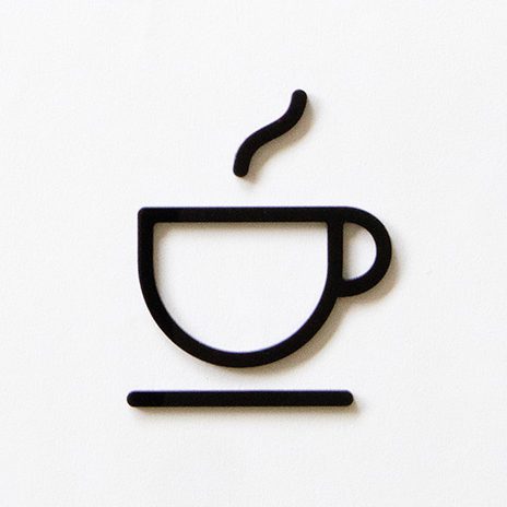 MOHEIM Cafe Sign Black