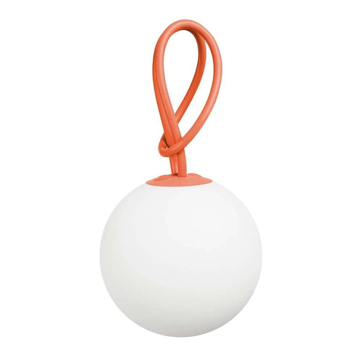 Bolleke portable and rechargeable pendant lamp is designed for indoor and outdoor use.