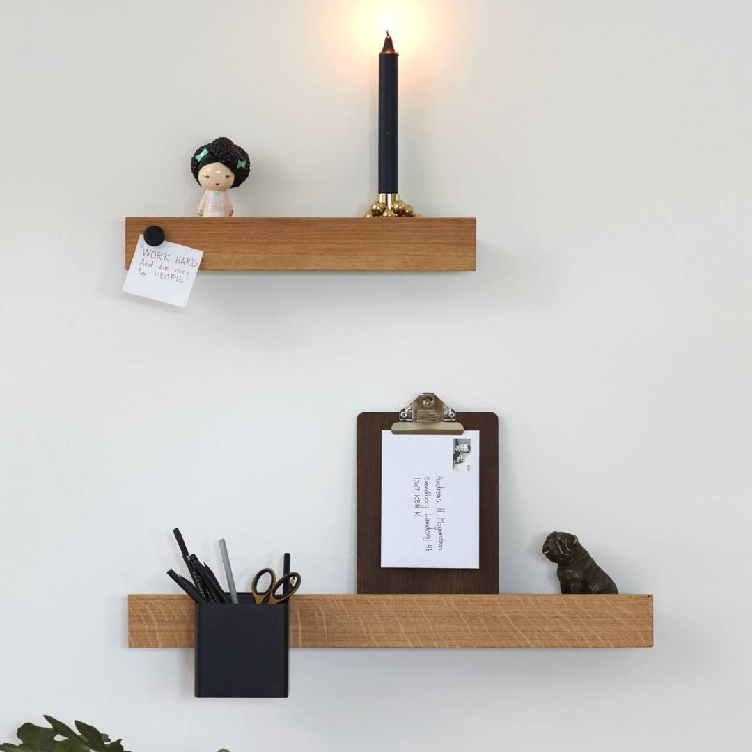 GEJST Flex Magnetic Shelf, Oak/White - 2 Sizes