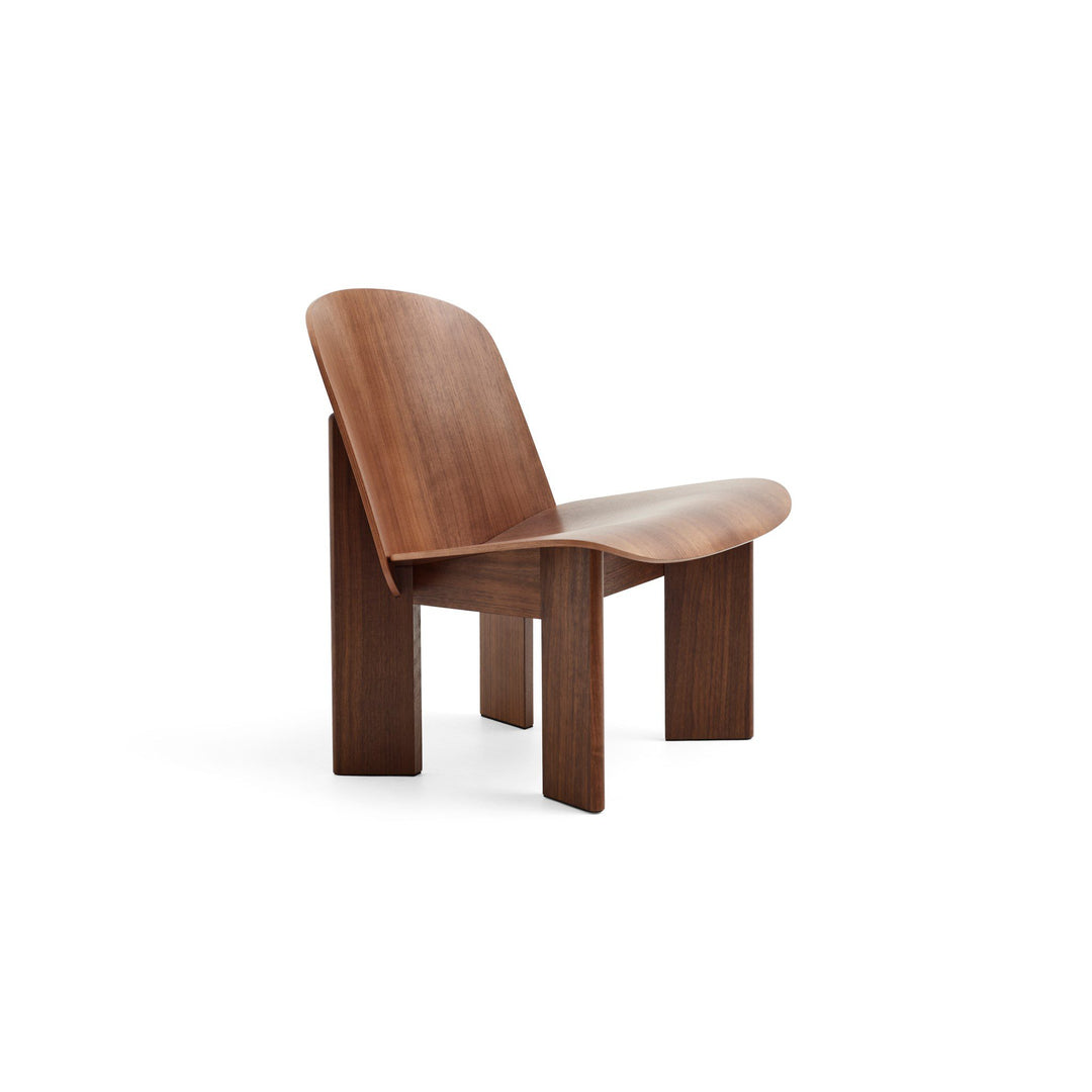 PRE-ORDER | HAY Chisel Lounge Chair, Lacquered Walnut