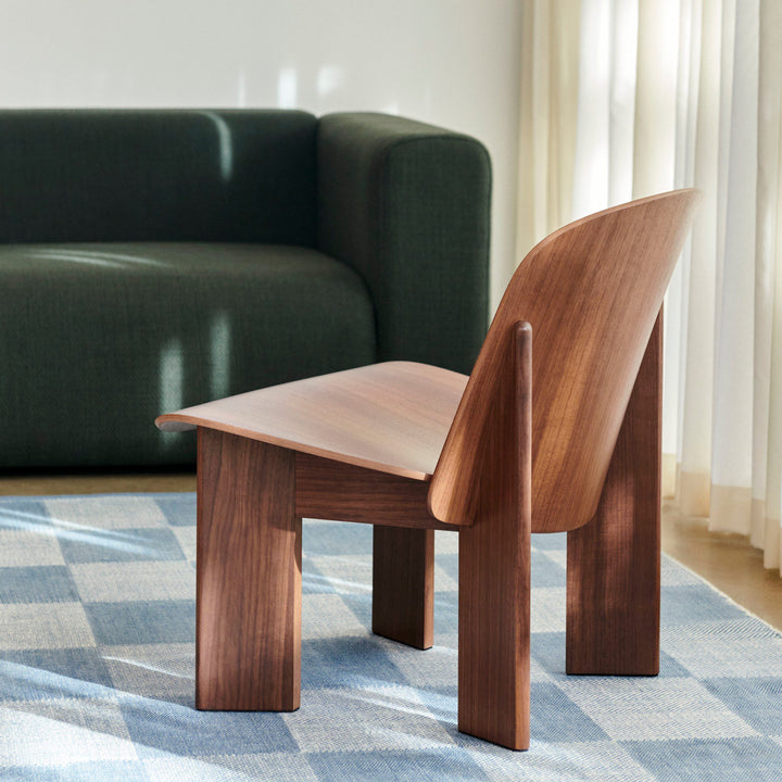 PRE-ORDER | HAY Chisel Lounge Chair, Lacquered Walnut