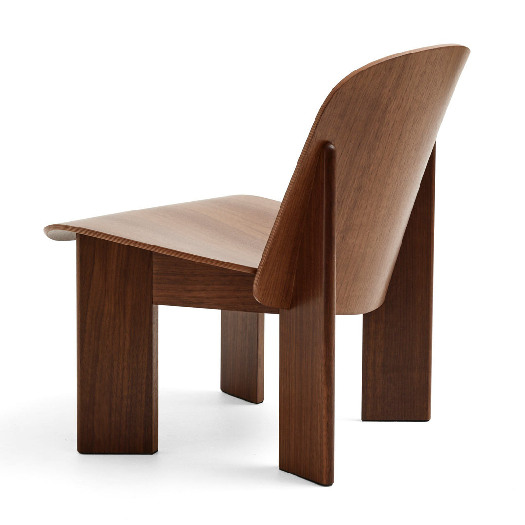 PRE-ORDER | HAY Chisel Lounge Chair, Lacquered Walnut