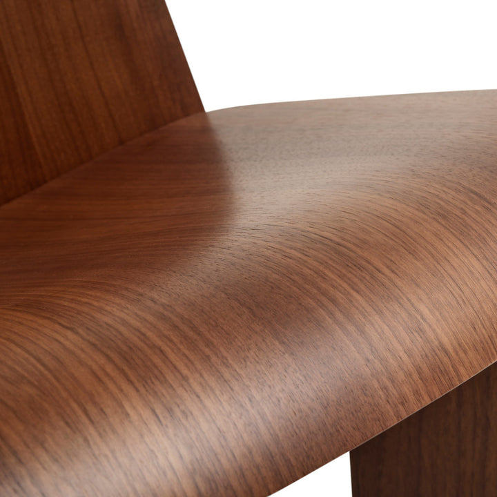 PRE-ORDER | HAY Chisel Lounge Chair, Lacquered Walnut